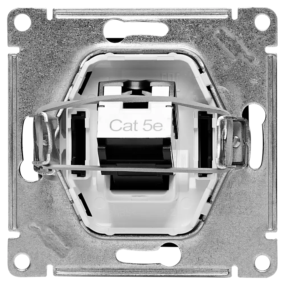 Розетка компьютерная RJ45 встраиваемая Systeme Electric AtlasDesign без заземления цвет базальт 89457197 STLM-2050206 - Вид №2