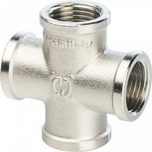 Крестовина ВР 1/2" никель STOUT