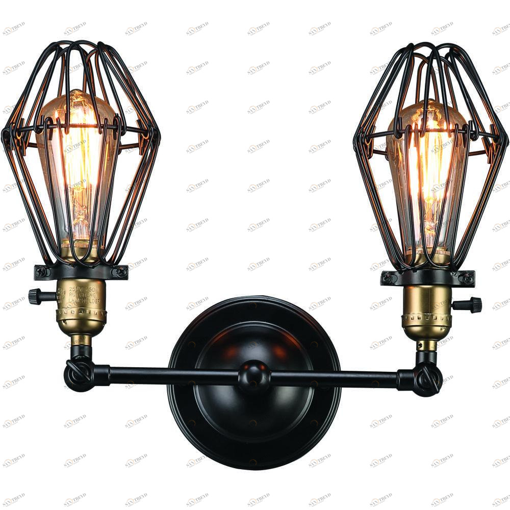 Бра Divinare Corsetto 2247/03 AP-2 DIVINARE ПОД СТАРИНУ, ФОНАРЬ 077572 Черный 