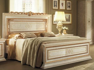 Arredoclassic Двуспальная кровать с высоким изголовьем Leonardo