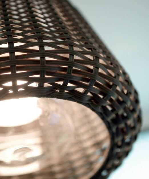 PANZERI Подвесной светильник для улицы из ротанга Ralph El 4744 - Вид №7