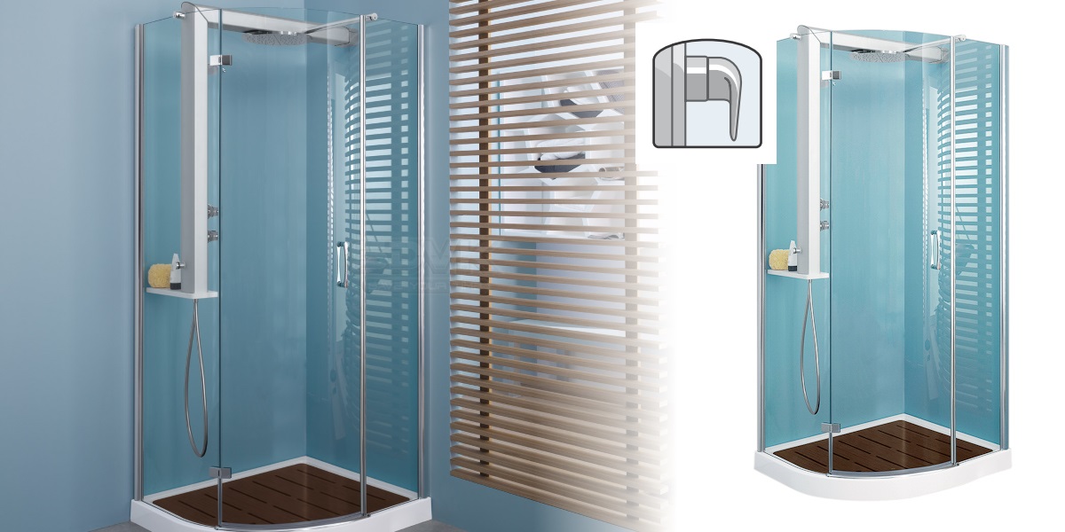 Душевое ограждение с колонной Start Round 9447-10520 Sx Jacuzzi 944710520SX - Вид №2