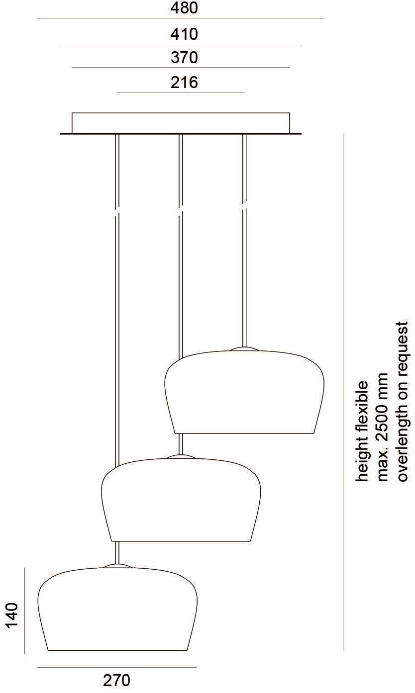 Formagenda Регулируемый светодиодный керамический подвесной светильник Coppola sun-id-1428151 - Вид №3