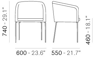 Pedrali Мягкое кресло Allure sun-id-1491557 - Вид №3