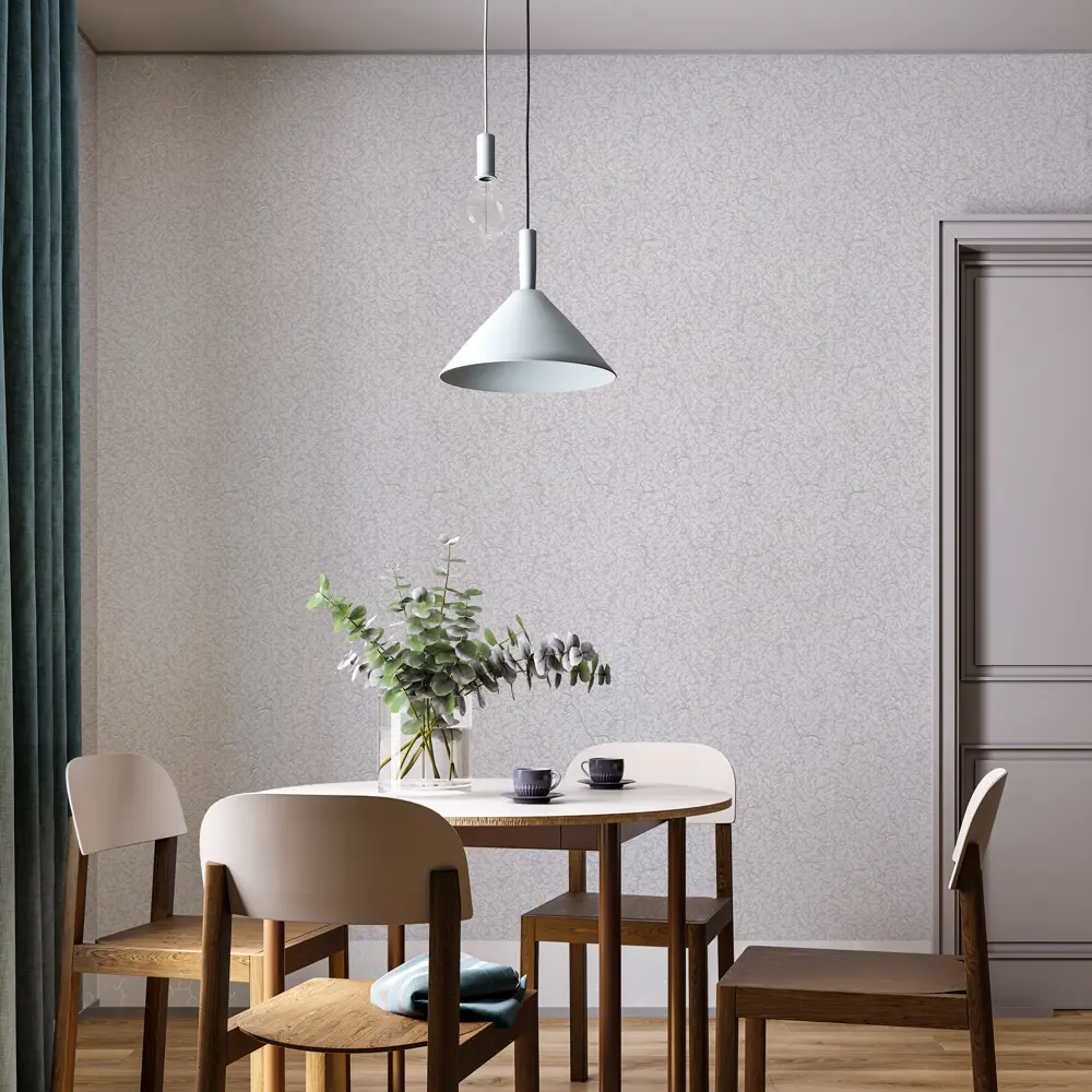 Флизелиновые обои Palitra Home Good серые с виниловым покрытием 87271086 STLM-1377322 - Вид №2