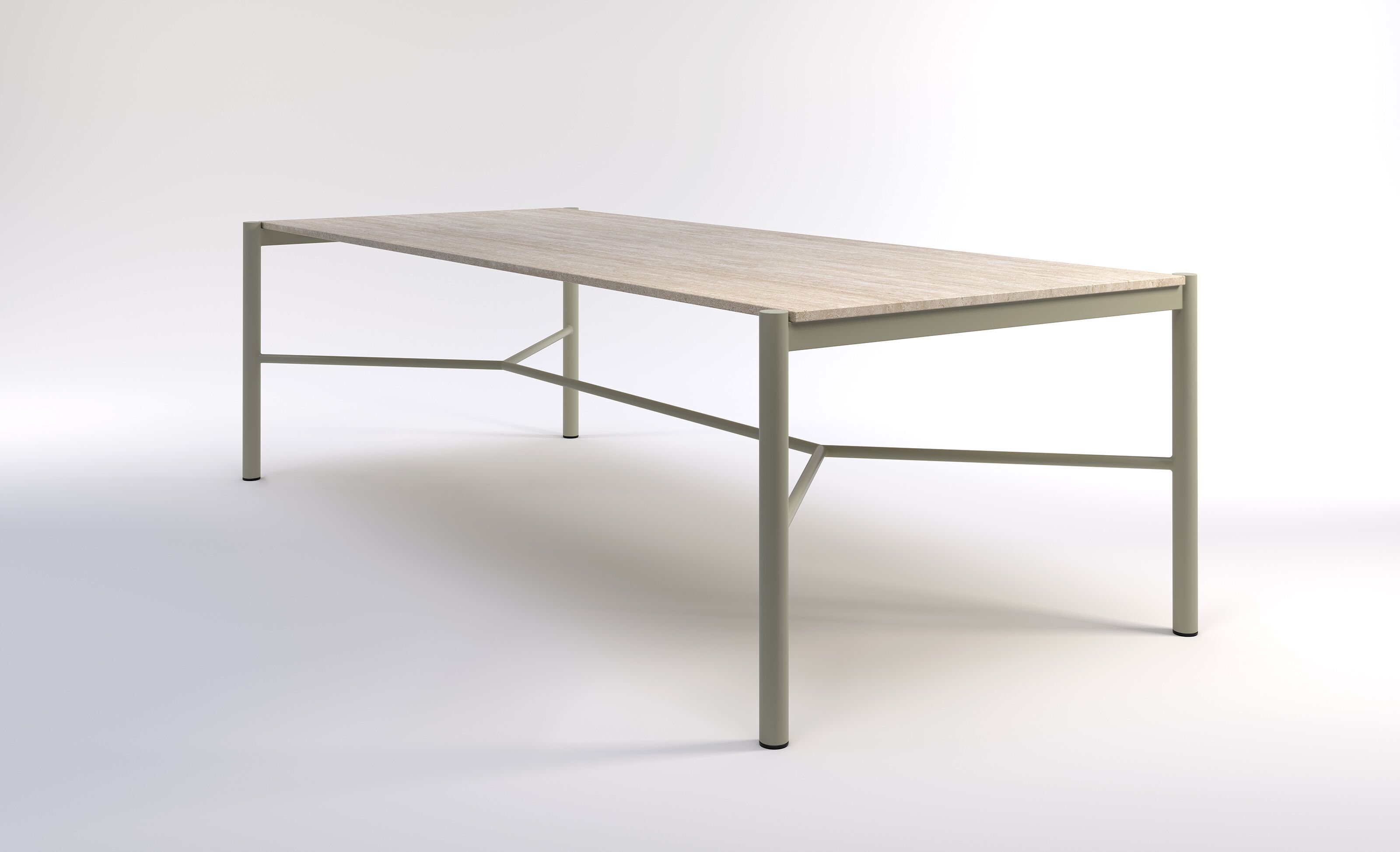 Прямоугольный каменный обеденный стол Phase Design Fryman ARCH-00104383 - Вид №3