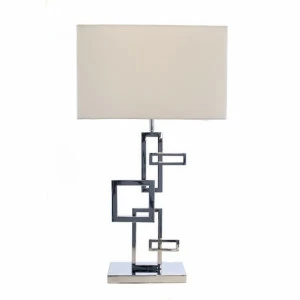 Настольная лампа Deandre от RVAstley 5291 RVASTLEY ИНТЕРЬЕРНЫЕ 061922 Белый;хром