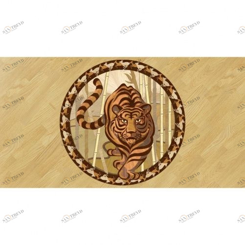 Художественный паркет Da Vinci Розетка 26-198 Дуб Селект (Гладкая) х1000диаметр мм 260090198