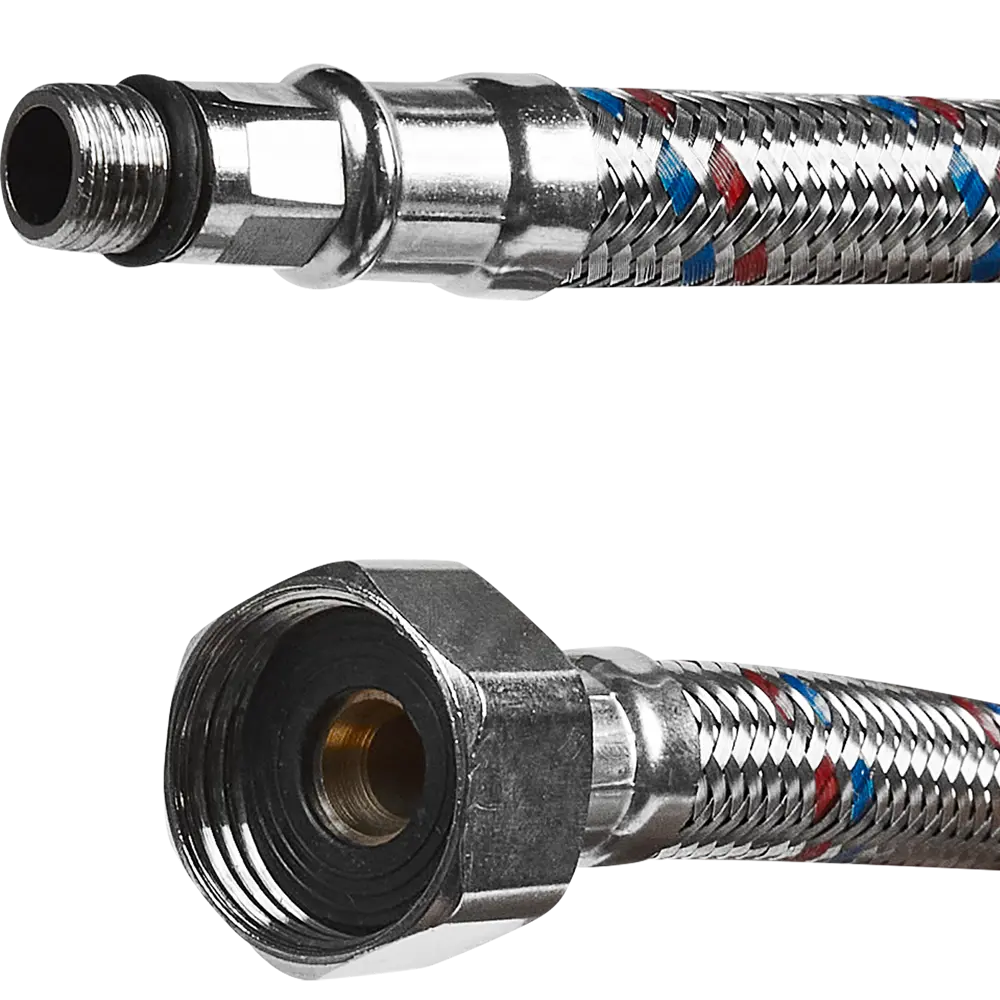 Подводка для смесителя Интерскол 1/2" М10 80 см STLM-2053119 - Вид №1
