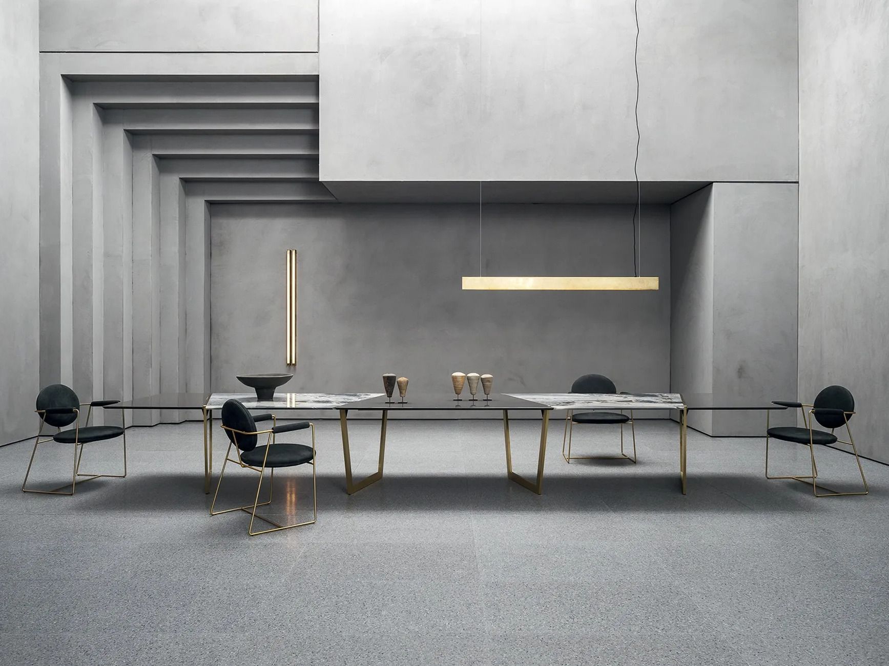 Латунный светодиодный подвесной светильник Baxter Blade ARCH-00061008 - Вид №1