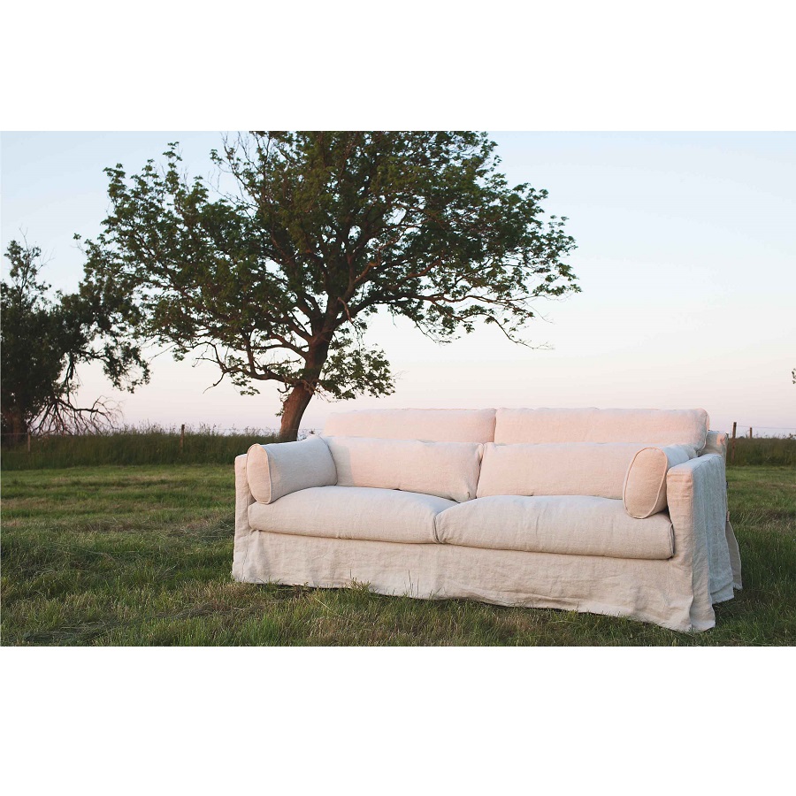 Диван Sara, трехместный, молочный Sits S1614 - Вид №1