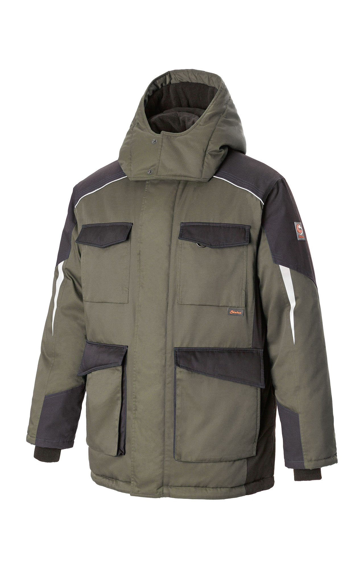 5037901 Костюм утепленный серый хаки графит STATUS  Зимняя спецодежда  размер 64-66/170-176  - Вид №1