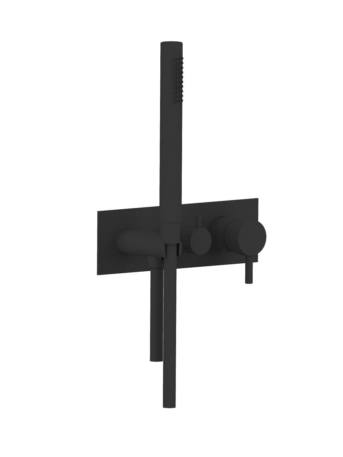 Настенный смеситель для ванны с 3 отверстиями и ручным душем Rubinetterie Frattini отдельная эстетика ARCH-00136591 - Вид №39