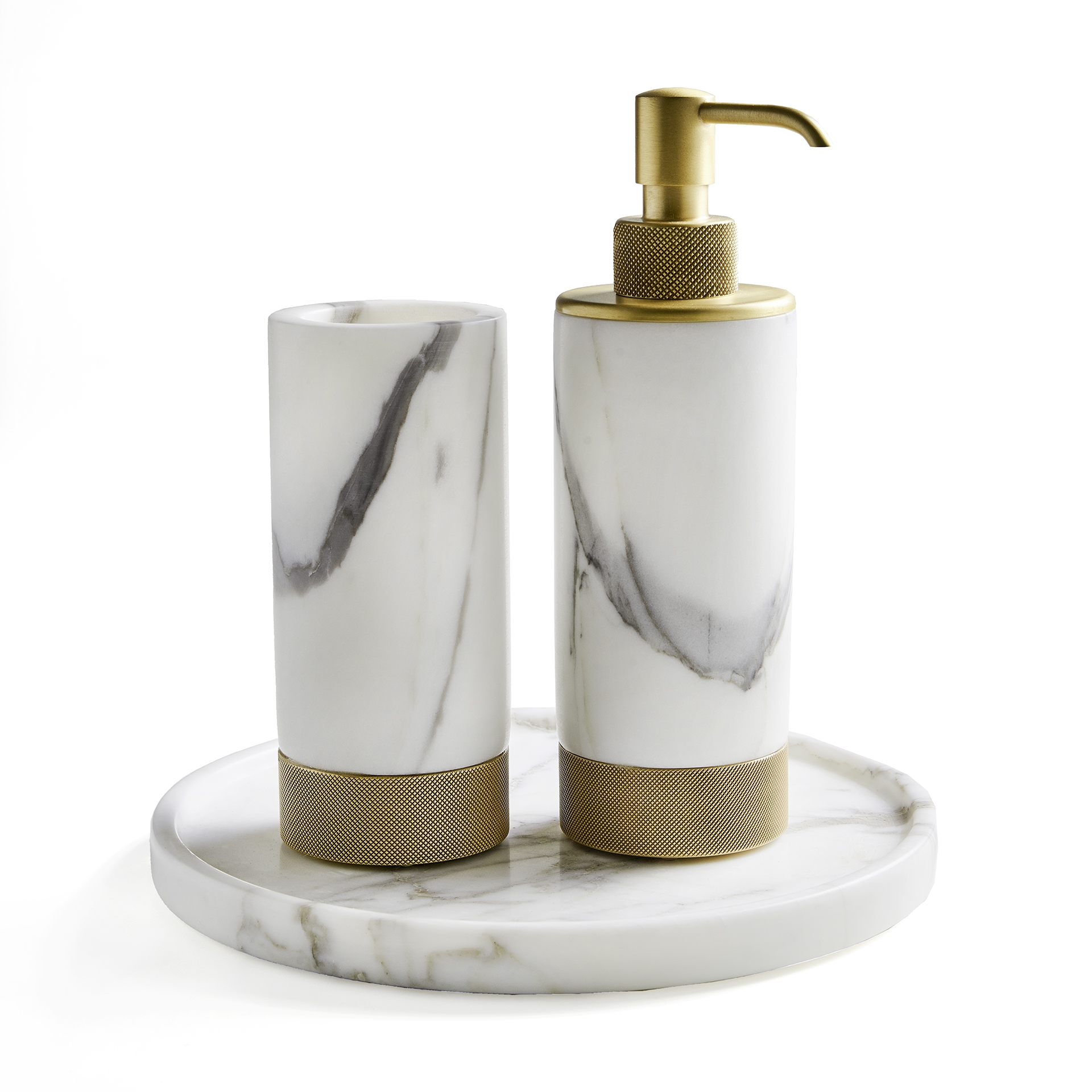 AP99A 3SC Набор из 3 шт., стакан, диспенсер, лоток D. 22 - H. 22 Moderno Treesseci 3SC