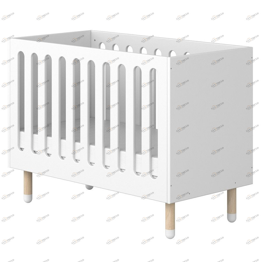 Кроватка детская Flexa Play, белая 801980240