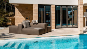 Модульный тканевый диван