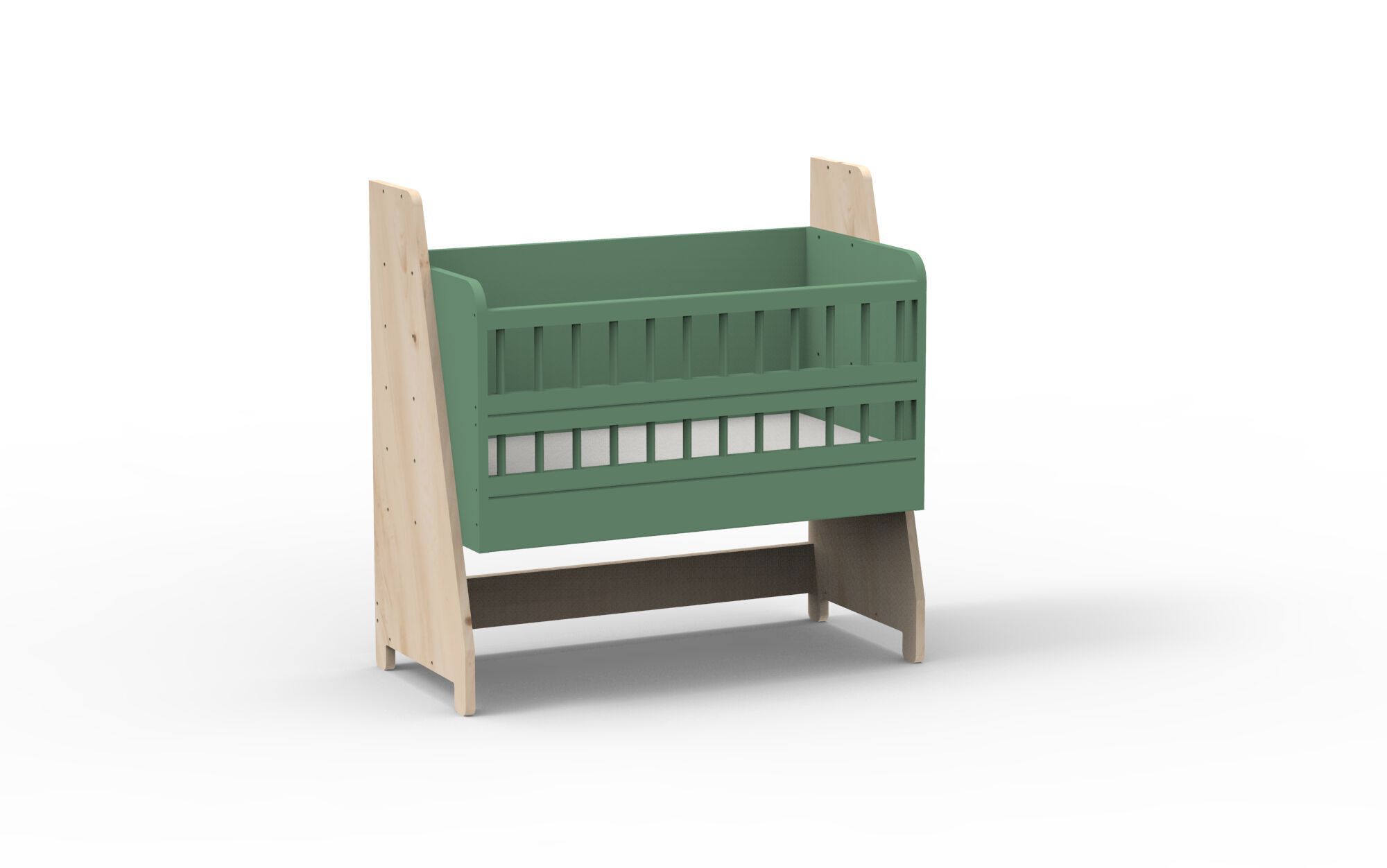 Лакированная деревянная кровать для сна Mathy by Bols ASYMETRY ARCH-00052185 - Вид №61