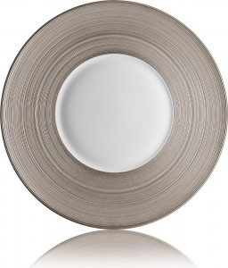 30988 JL Coquet Тарелка подстановочная 31см "Хемисфер" (платиновый) Фарфор