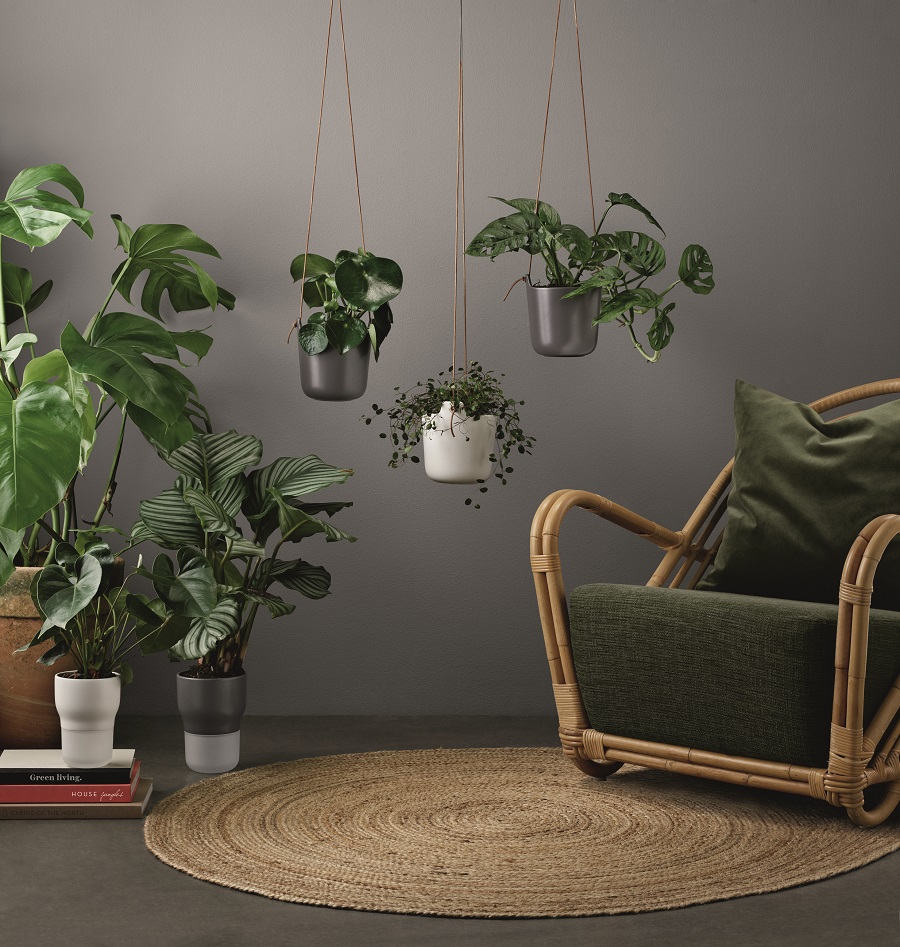 568164 Горшок с функцией самополива подвесной белый Eva Solo  - Вид №1