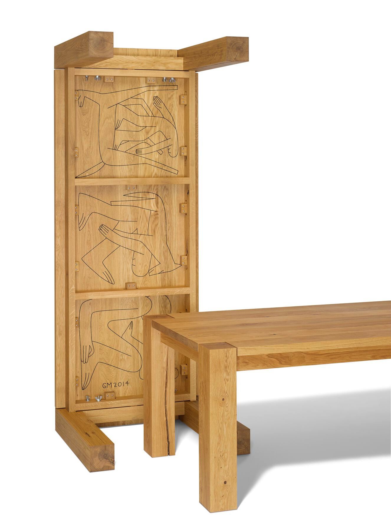 Прямоугольный дубовый стол e15 BIGFOOT™ ANNIVERSARY EDITION ARCH-00095902 - Вид №10