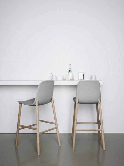 Kristalia Барный стул из полиуретана со спинкой Sharky sun-id-1443826 - Вид №5