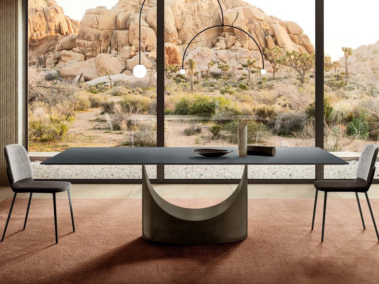 Стеклянный стол Lago U TABLE - 2490G ARCH-00115386