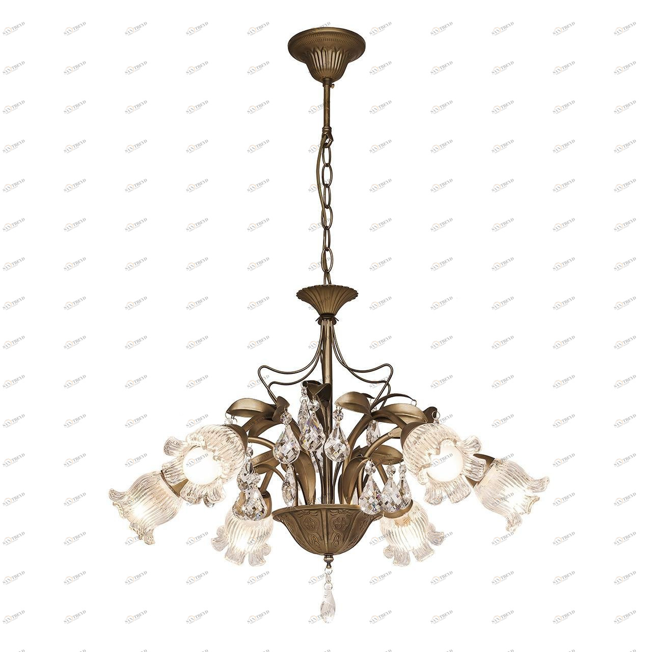 Подвесная люстра Silver Light Semiramida 517.53.6 SILVER LIGHT SEMIRAMIDA 186185 Бронза 