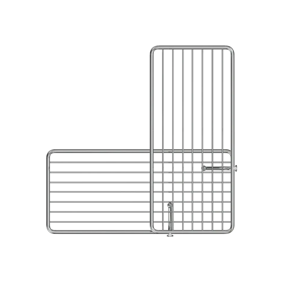 Полка настенная угловая тройная Lemer Soul 22.5x55x22.5 см металл цвет хром 83744060 STLM-2141678 - Вид №1