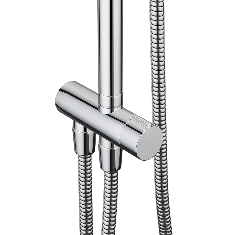 974200063 душ система: верх. душ 260*190 ручн. душ d 100 мм 1 режим переключатель шт Damixa Palace Evo  - Вид №2