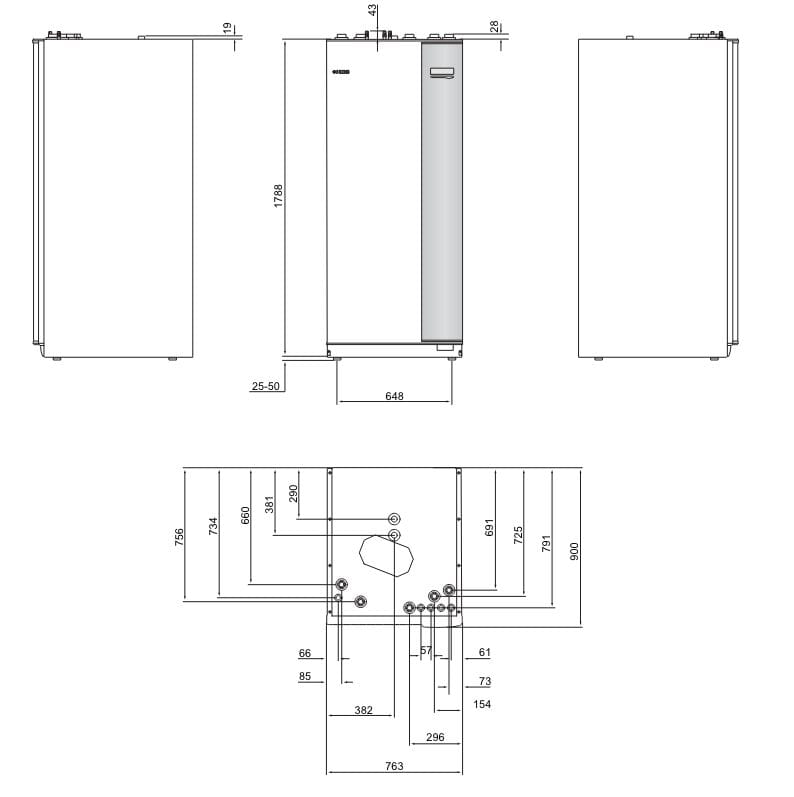 Центральный кондиционер NIBE VVM 500 ARCH-00039115 - Вид №2
