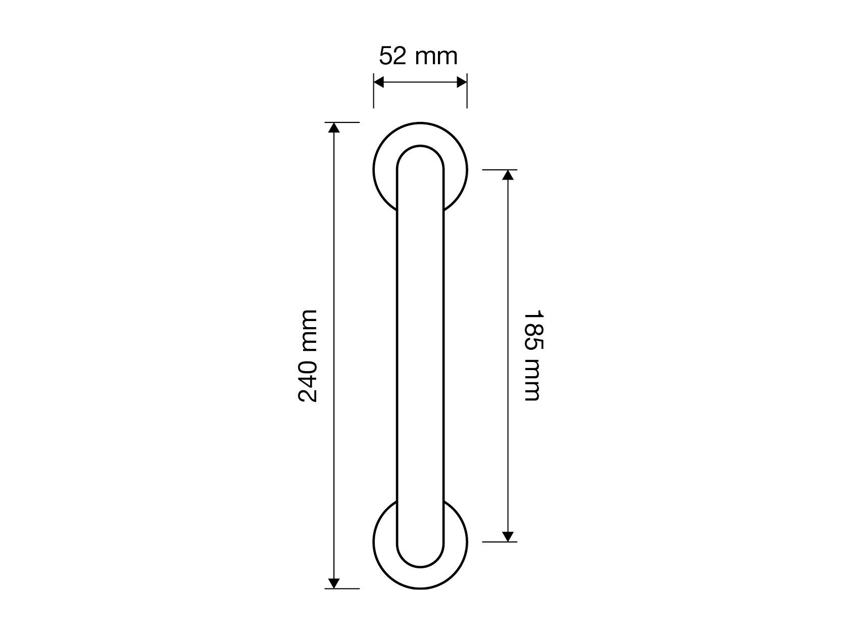 Классический стиль латунная ручка LINEA CALI' ARCH-00049391 - Вид №2