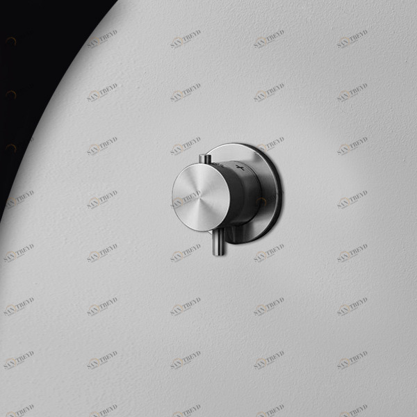 Термостат для душа сталь матовая Hiro Radomonte HIR90S