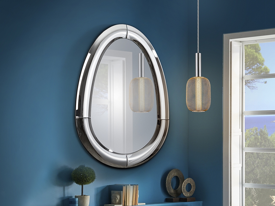 099136 Зеркало овальное 80x115 Schuller Curves  - Вид №1