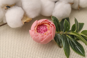 10220 Форма "Бутон пиона королевский S" силикон HobbyPage