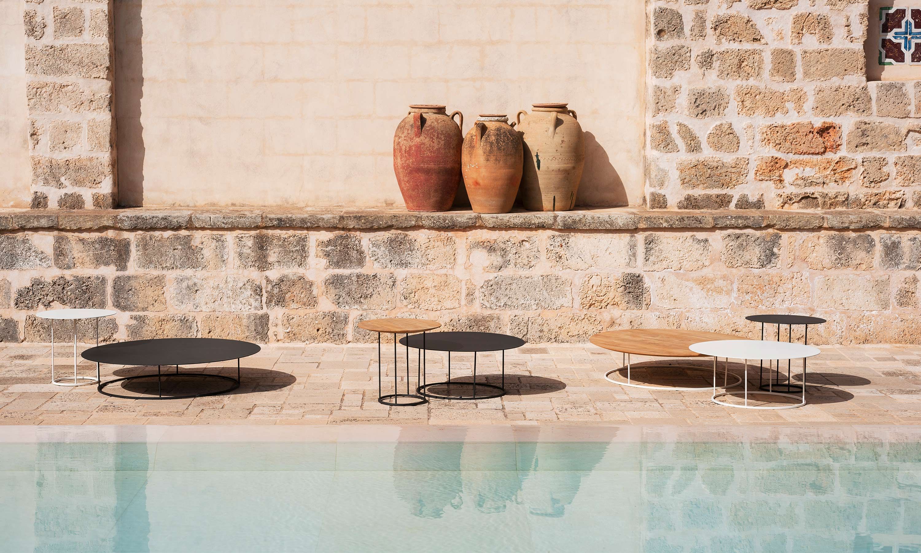 Алюминиевый круглый садовый столик RODA Zefiro ARCH-00114241 - Вид №3