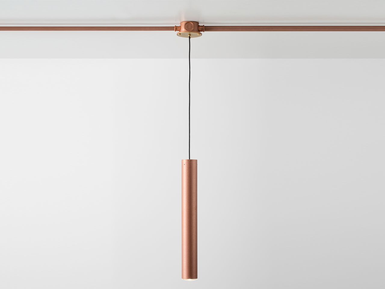 Медный светодиодный подвесной светильник Aldo Bernardi Multibox система ARCH-00058039 - Вид №2