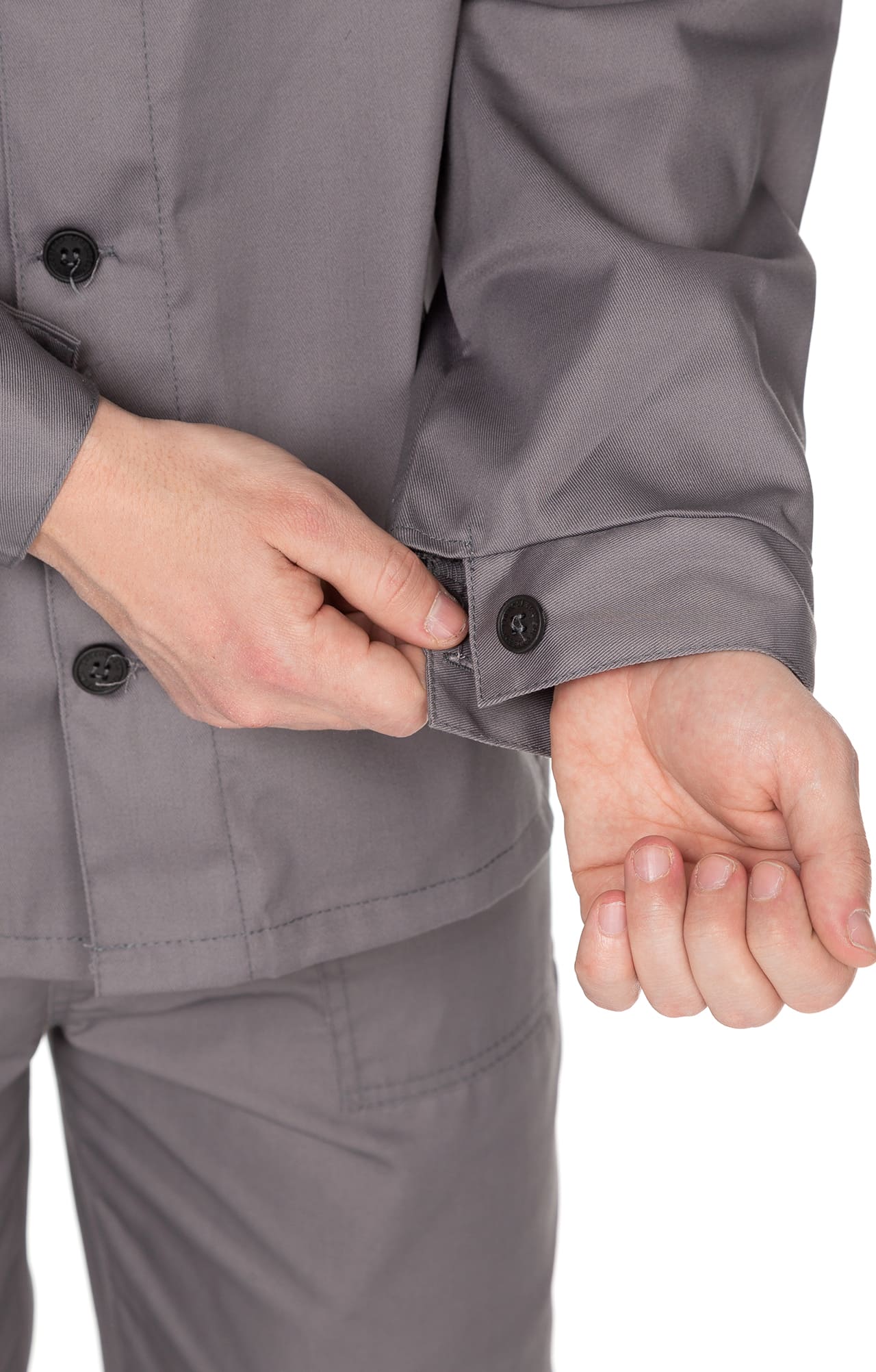 65435 Костюм "Труд" рабочий темно-серый  Летняя спецодежда  размер 60-62/182-188  - Вид №12