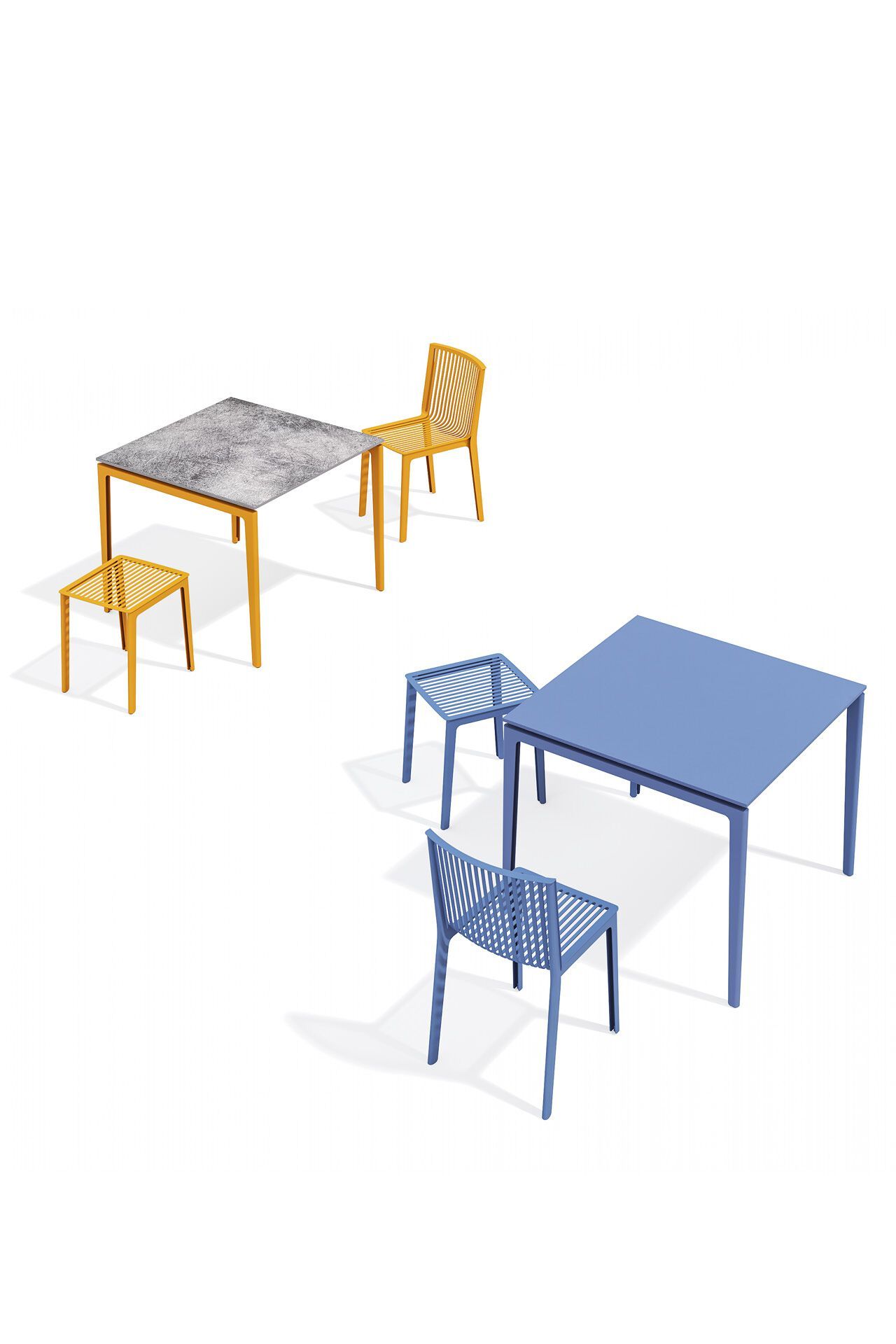 Стальной стул с порошковым покрытием BABEL D ARCH-00037653 - Вид №3