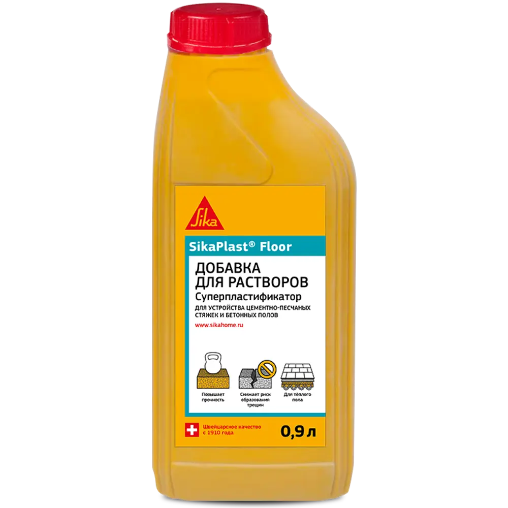 Суперпластификатор стяжки Sika SikaPlast Floor, 1 л STLM-2164452