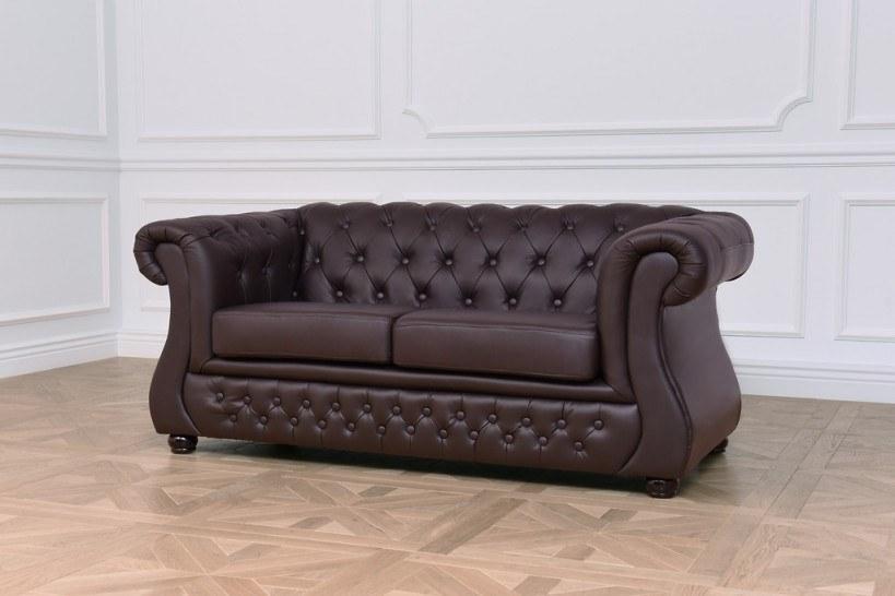 Arrediorg.it® 2-местный кожаный диван с тафтингом Chester lux sun-id-1381843 - Вид №3