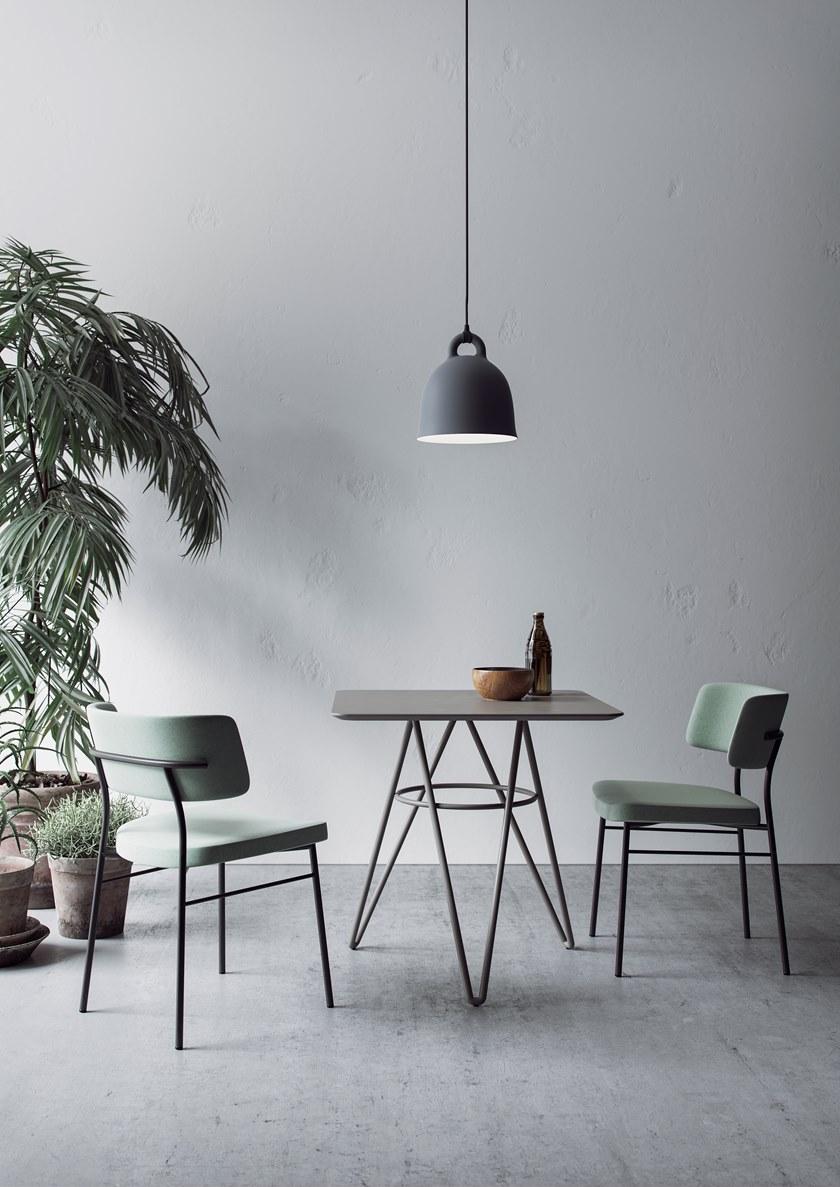 TrabA' Стул с открытой спинкой, обитый тканью Marlen 0161-met-im-marlen - Вид №3