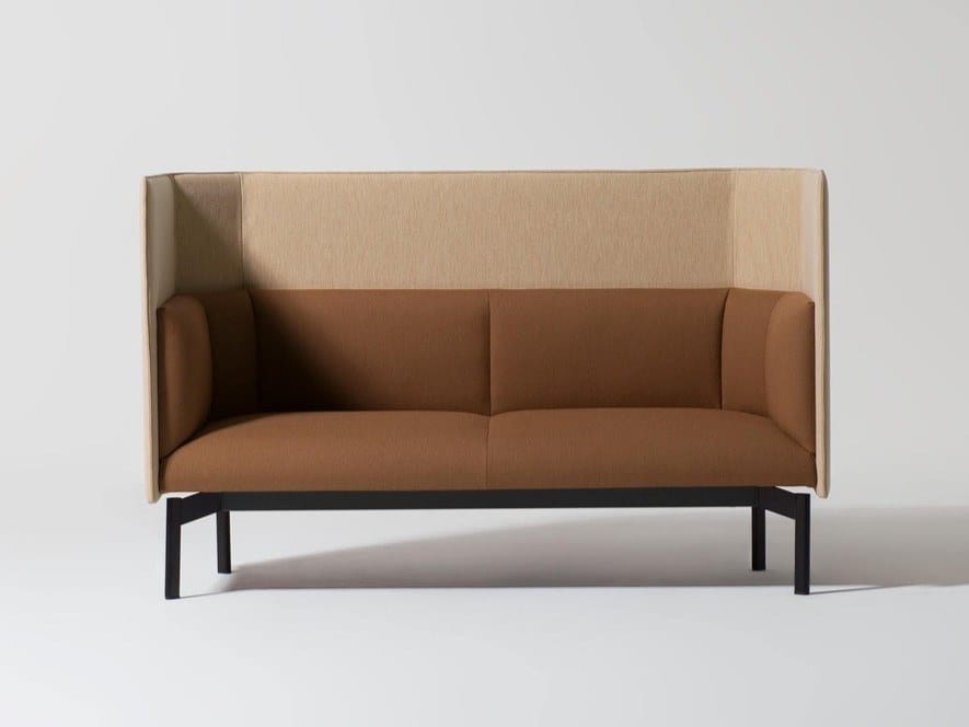 2-местный тканевый диван с высокой спинкой Manerba Kokoro ARCH-00116791