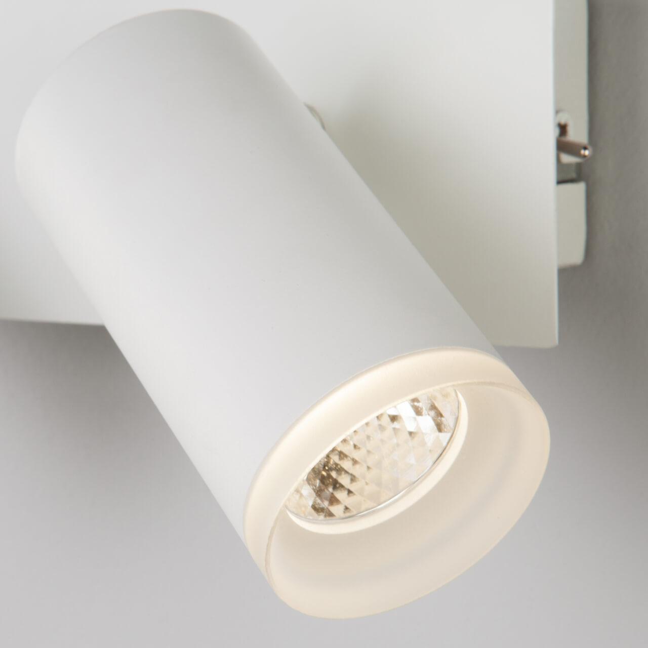 Спот настенный светодиодный на 2 лампы белый Holly 20067/2 LED EUROSVET HOLLY 00-3927338 Белый - Вид №1