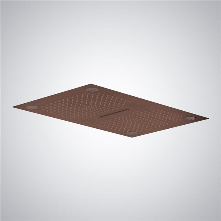 Светодиодная потолочная насадка для душа из нержавеющей стали Fontana Showers Luxe Fontaine ARCH-00029169 - Вид №20