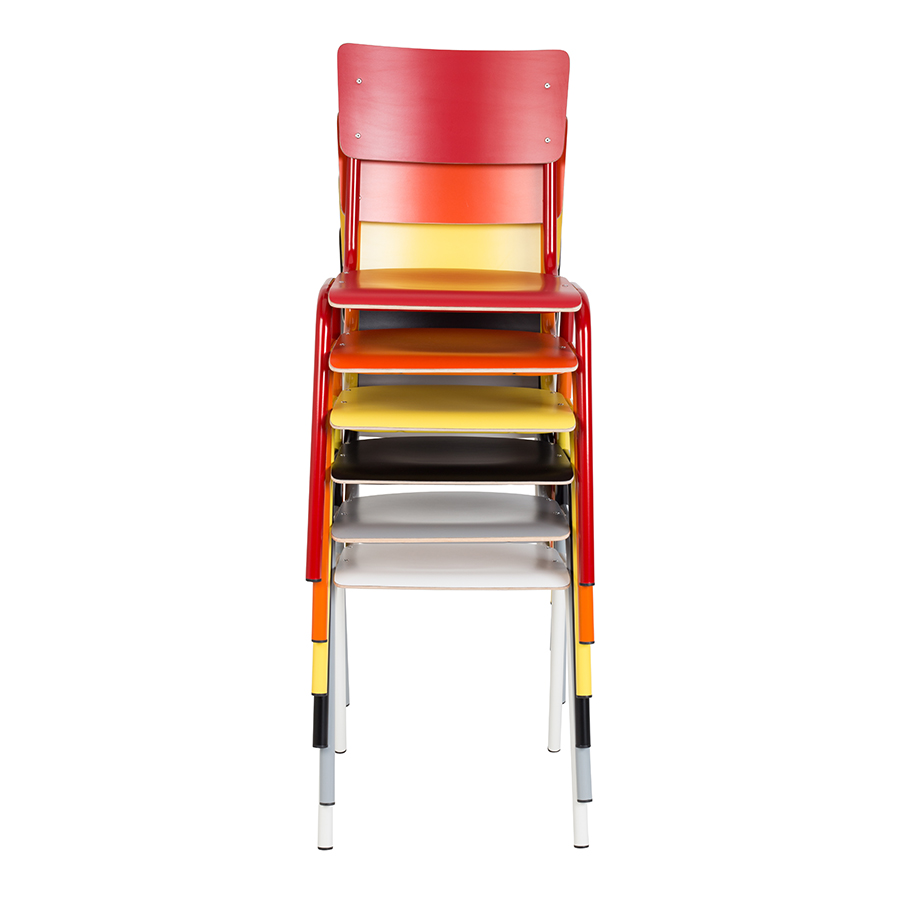 Стул Back to School красный Zuiver 1008207 - Вид №4