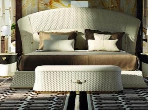 Turri Мягкая кожаная скамейка Vogue