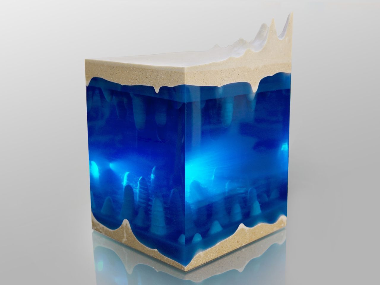 Акриловая стеклянная скульптура LO Contemporary CAVERNA ARCH-00039936 - Вид №1