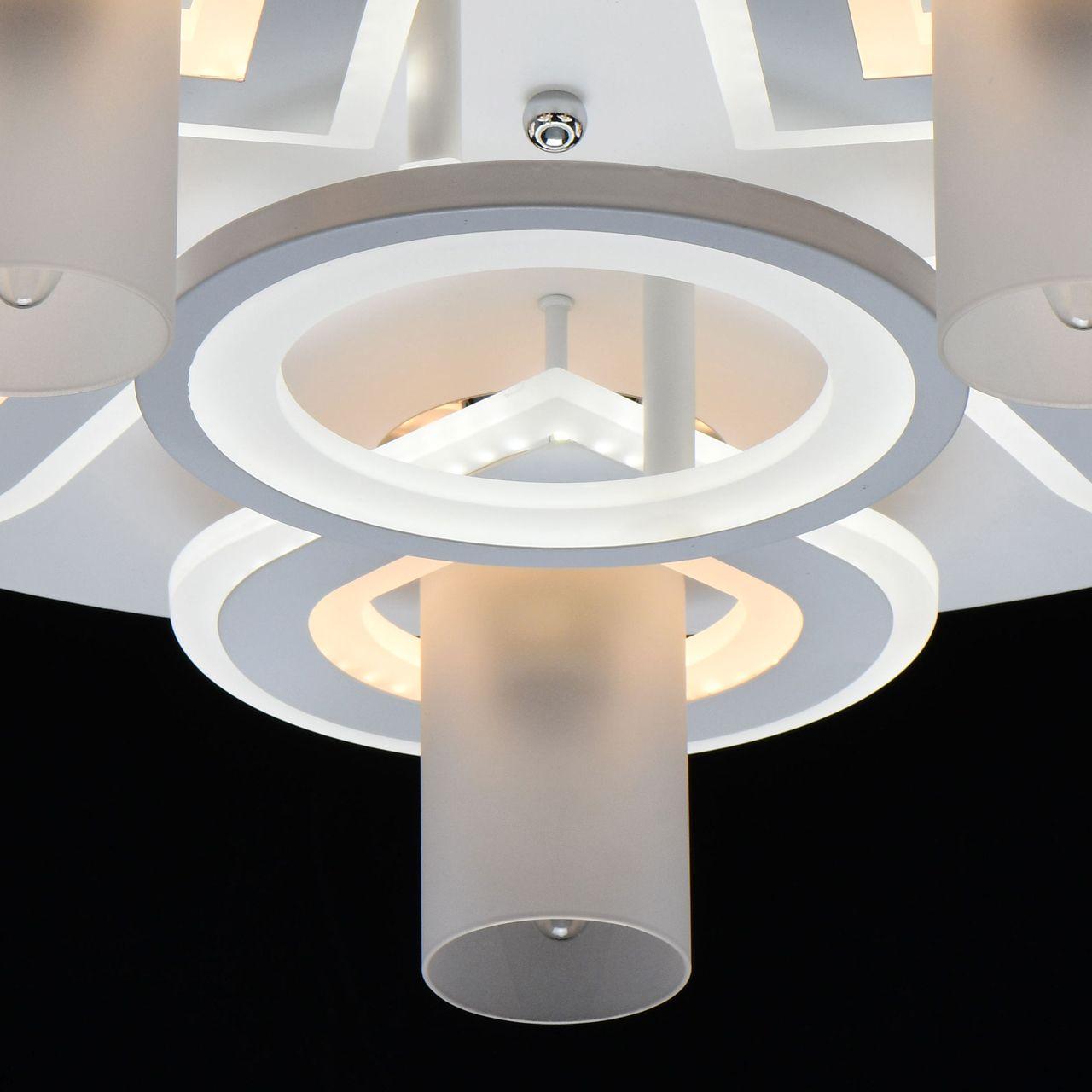 Потолочная люстра De Markt City Мадлен 424010905 DE MARKT МАДЛЕН 328375 Белый  - Вид №3