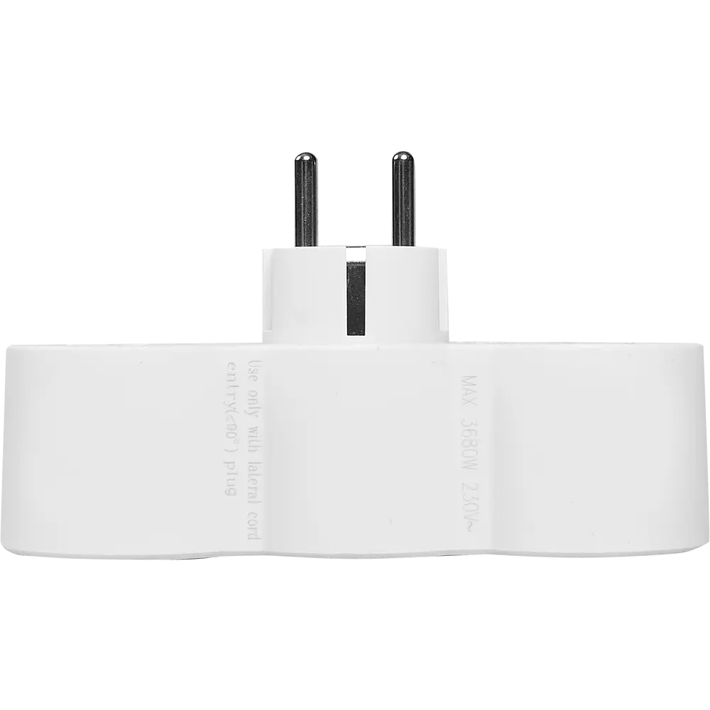 Разветвитель Legrand 3 розетки с заземлением 16 А цвет белый STLM-2013078 - Вид №2