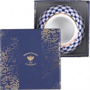 10649309 Императорский фарфоровый завод Набор подарочный "Подсвечник круглый" Фарфор костяной